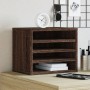 Organizador escritorio madera ingeniería marrón 36x26x29,5 cm en Oficina | Comprar online en Foru.es