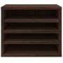 Organizador escritorio madera ingeniería marrón 36x26x29,5 cm en Oficina | Comprar online en Foru.es