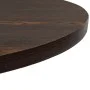 Dark ash round MDF and steel bistro bar table 80x75 cm by vidaXL, Kitchen and dining tables - Ref: Foro24-245610, Price: 145,...