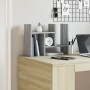 Organizador escritorio madera ingeniería gris 34,5x15,5x35,5 cm en Oficina | Comprar online en Foru.es