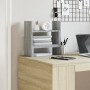Organizador escritorio madera ingeniería gris 38,5x17x39 cm en Oficina | Comprar online en Foru.es