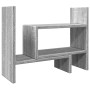 Organizador escritorio madera ingeniería gris 38,5x17x39 cm en Oficina | Comprar online en Foru.es
