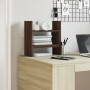 Organizador escritorio madera ingeniería marrón 38,5x17x39 cm en Oficina | Comprar online en Foru.es