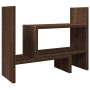 Organizador escritorio madera ingeniería marrón 38,5x17x39 cm en Oficina | Comprar online en Foru.es