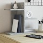 Organizador escritorio madera ingeniería hormigón 42x21,5x42 cm en Oficina | Comprar online en Foru.es