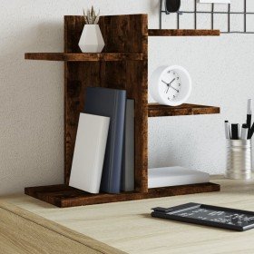 Organizador de escritorio madera roble ahumado 42x21,5x42 cm en Oficina | Comprar online en Foru.es
