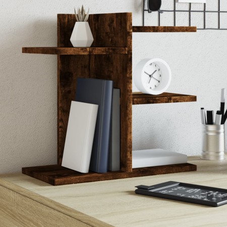 Organizador de escritorio madera roble ahumado 42x21,5x42 cm en Oficina | Comprar online en Foru.es