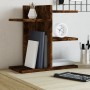 Organizador de escritorio madera roble ahumado 42x21,5x42 cm en Oficina | Comprar online en Foru.es