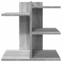 Organizador de escritorio madera ingeniería gris 42x21,5x42 cm en Oficina | Comprar online en Foru.es