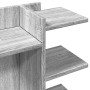 Organizador de escritorio madera ingeniería gris 42x21,5x42 cm en Oficina | Comprar online en Foru.es