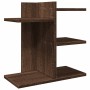Organizador escritorio madera ingeniería marrón 42x21,5x42 cm en Oficina | Comprar online en Foru.es