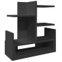 Organizador de escritorio madera ingeniería negro 49x20x52,5 cm en Oficina | Comprar online en Foru.es