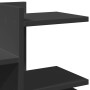 Organizador de escritorio madera ingeniería negro 49x20x52,5 cm en Oficina | Comprar online en Foru.es