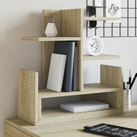 Organizador escritorio madera color roble Sonoma 49x20x52,5 cm en Oficina | Comprar online en Foru.es