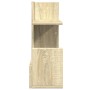 Organizador escritorio madera color roble Sonoma 49x20x52,5 cm en Oficina | Comprar online en Foru.es