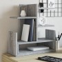 Organizador escritorio madera ingeniería gris 49x20x52,5 cm en Oficina | Comprar online en Foru.es