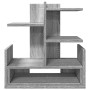 Organizador escritorio madera ingeniería gris 49x20x52,5 cm en Oficina | Comprar online en Foru.es