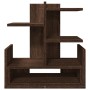 Organizador escritorio madera ingeniería marrón 49x20x52,5 cm en Oficina | Comprar online en Foru.es