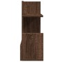Organizador escritorio madera ingeniería marrón 49x20x52,5 cm en Oficina | Comprar online en Foru.es