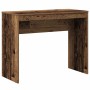 Escritorio de madera contrachapada madera envejecida 90x40x72cm en Oficina | Comprar online en Foru.es