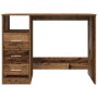 Escritorio de madera ingeniería madera envejecida 102x76x50 cm en Oficina | Comprar online en Foru.es