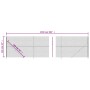 Cerca de alambre con brida gris antracita 1,6x25 m de vidaXL, Paneles de vallas - Ref: Foro24-153996, Precio: 138,97 €, Descu...
