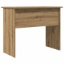 Escritorio de madera de ingeniería roble artisan 90x50x74 cm en Oficina | Comprar online en Foru.es