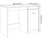Escritorio de madera de ingeniería roble artisan 100x50x76 cm en Oficina | Comprar online en Foru.es