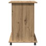 Mesa ordenador madera contrachapada roble artesanal 80x50x75cm en Oficina | Comprar online en Foru.es