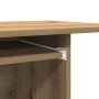 Mesa ordenador madera contrachapada roble artesanal 80x50x75cm en Oficina | Comprar online en Foru.es
