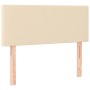 Cama box spring con colchón tela color crema 90x190 cm de vidaXL, Camas y somieres - Ref: Foro24-3140422, Precio: 306,46 €, D...