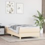 Cama box spring con colchón tela color crema 80x200 cm de vidaXL, Camas y somieres - Ref: Foro24-3144132, Precio: 255,77 €, D...