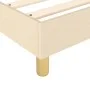Box spring bed with cream fabric mattress 90x190 cm by vidaXL, Beds and slatted bases - Ref: Foro24-3144140, Price: 278,61 €,...
