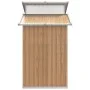Cobertizo de jardín acero galvanizado marrón 270x130x208,5 cm de vidaXL, Cobertizos - Ref: Foro24-316245, Precio: 288,42 €, D...