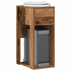 Torre de ordenador con cajón madera vieja 30x44x74 cm en Oficina | Comprar online en Foru.es