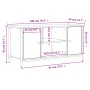 Mueble para TV madera contrachapada marrón roble 100x40x50 cm de vidaXL, Muebles TV - Ref: Foro24-832767, Precio: 68,56 €, De...