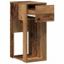 Torre de ordenador con cajón madera vieja 30x44x74 cm en Oficina | Comprar online en Foru.es