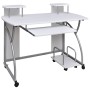 Escritorio ordenador madera contrachapada blanco 110x52x88,5 cm de vidaXL, Escritorios - Ref: Foro24-20584, Precio: 105,77 €,...
