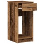 Torre de ordenador con cajón madera vieja 35x45x77 cm en Oficina | Comprar online en Foru.es