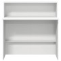 Mostrador de recepción blanco 100x50x103,5 cm madera de ingeniería en Oficina | Comprar online en Foru.es