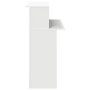 Mostrador de recepción blanco 100x50x103,5 cm madera de ingeniería en Oficina | Comprar online en Foru.es