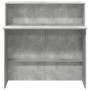 Mostrador de recepción gris hormigón 100x50x103,5 cm en Oficina | Comprar online en Foru.es