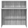 Mostrador de recepción sonoma gris 100x50x103,5 cm en Oficina | Comprar online en Foru.es