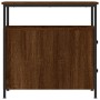 Mesita de noche madera de ingeniería marrón roble 30x60x60 cm de vidaXL, Mesitas de noche - Ref: Foro24-826071, Precio: 56,68...