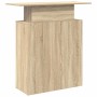 Mostrador de recepción Roble Sonoma 100x40x104 cm Madera de ingeniería en Oficina | Comprar online en Foru.es