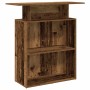 Mostrador de recepción madera antigua 100x40x104 cm en Oficina | Comprar online en Foru.es