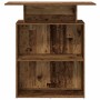 Mostrador de recepción madera antigua 100x40x104 cm en Oficina | Comprar online en Foru.es