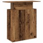 Mostrador de recepción madera antigua 100x40x104 cm en Oficina | Comprar online en Foru.es