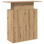 Mostrador de recepción roble artisian 100x40x104 cm en Oficina | Comprar online en Foru.es