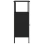 Mesita de noche madera de ingeniería negra 41x31x80 cm de vidaXL, Mesitas de noche - Ref: Foro24-825923, Precio: 47,67 €, Des...